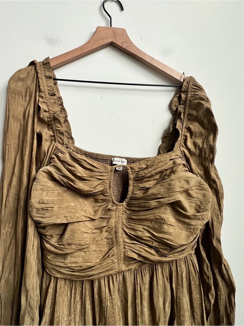 Moon River Goblincore Fairy Grunge Midi Dress Large Whimsigoth Forrest Cottage - Picture 4 of 13
